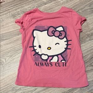 Hello Kitty Kids Tee in Pink with Graphic